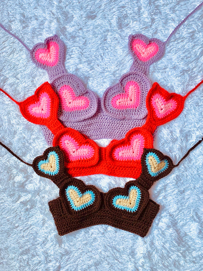 Queen of Hearts Crochet Top Pattern