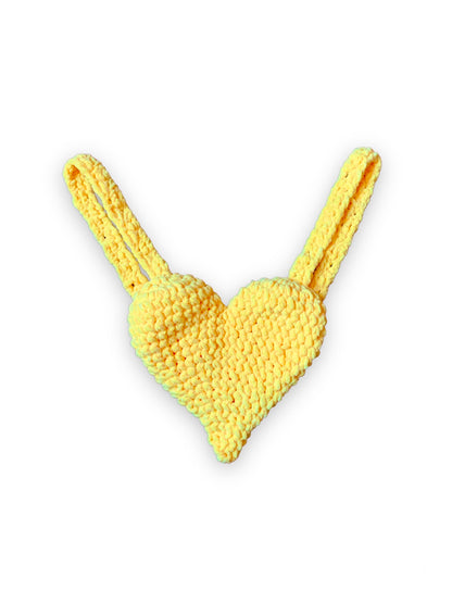 Heart Plushie Crochet Backpack