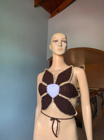 Bloom Crochet Skirt Set