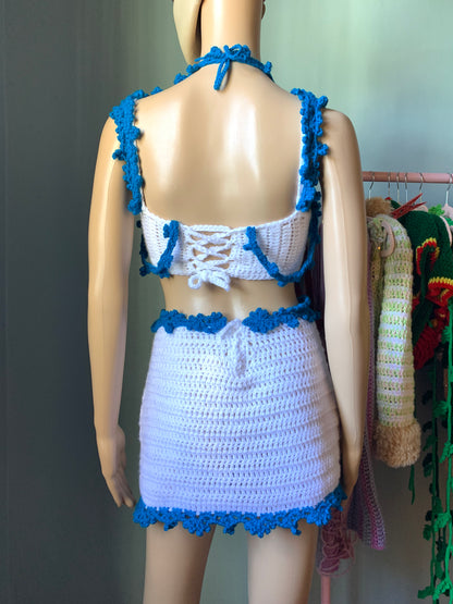 Esmeralda Crochet Skirt | Crochet Shorts Set